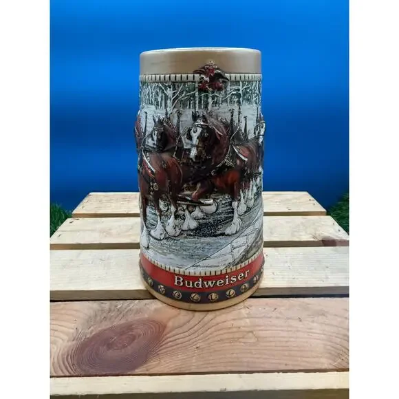 1988 Ceramarte Budweiser Clydesdale Stein-Made Brazil-Collector Series - Picture 2 of 8